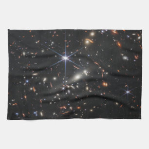 Webbs erste Tiefenfeldansicht des Universums Geschirrtuch