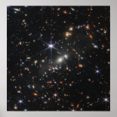 "Webb's First Deep Field" - James Webb Telescope Poster (Vorne)