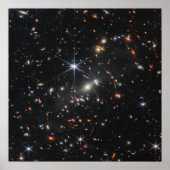 Webb's First Deep Field James Webb Telescope Poster (Vorne)