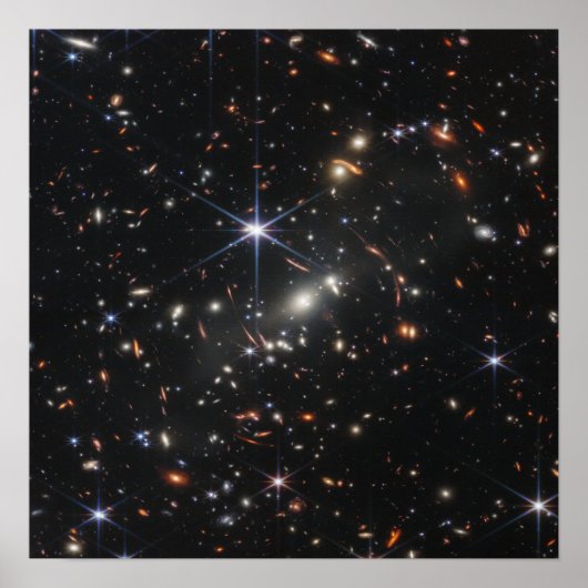 Webb's First Deep Field James Webb Telescope Poster (Vorne)
