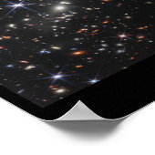 "Webb's First Deep Field" - Standard-Rahmengrößen Poster (Ecke)
