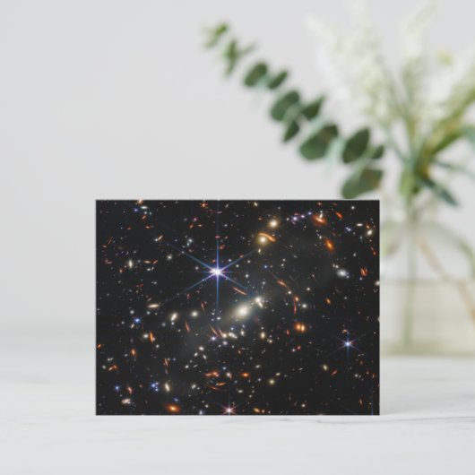 Webb's First Deep Field Unveiled Postkarte (Stehend Vorderseite)