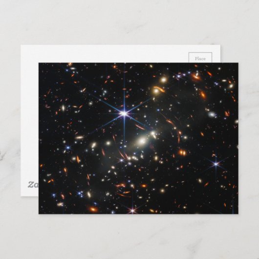 Webb's First Deep Field Unveiled Postkarte (Vorne/Hinten)