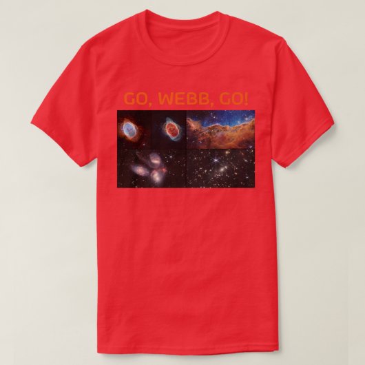 Webb's First Images NASA James Webb Space Telescop T-Shirt (Design vorne)