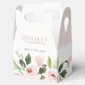 WEBBUSH PINK ROSE FLORAL ERSTER HOLZGEMEINSCHAFT GESCHENKSCHACHTEL (Geöffnet)