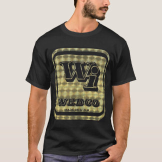 Webco BMX Gold auf Schwarzem T-Shirt