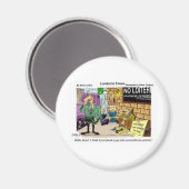 Webdesign Beggar Funny gibt T-Shirts & Sammlerstüc Magnet (Vorderseite/Rückseite)