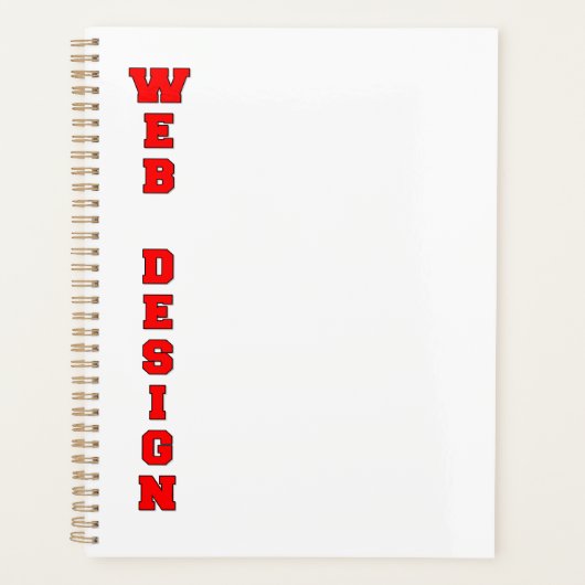 Webdesign Planer (Vorderseite)