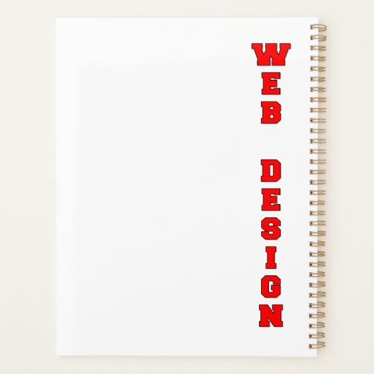 Webdesign Planer (Rückseite)