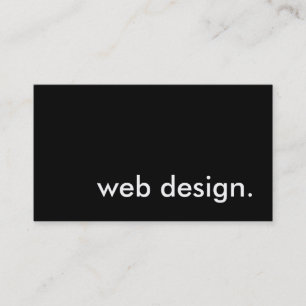 Webdesign. Visitenkarte
