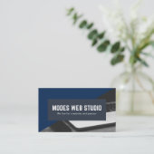 Webdesign Visitenkarte (Stehend Vorderseite)