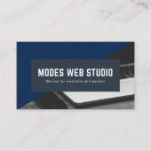 Webdesign Visitenkarte (Vorderseite)