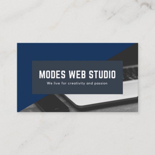 Webdesign Visitenkarte (Vorderseite)