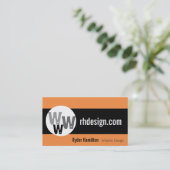 Webdesign-Visitenkarten Visitenkarte (Stehend Vorderseite)