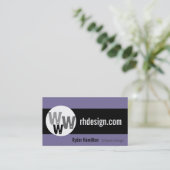 Webdesign-Visitenkarten Visitenkarte (Stehend Vorderseite)