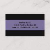 Webdesign-Visitenkarten Visitenkarte (Rückseite)