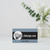 Webdesign-Visitenkarten Visitenkarte (Stehend Vorderseite)