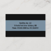 Webdesign-Visitenkarten Visitenkarte (Rückseite)