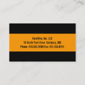 Webdesign-Visitenkarten Visitenkarte (Rückseite)