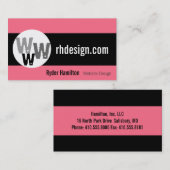 Webdesign-Visitenkarten Visitenkarte (Vorne/Hinten)