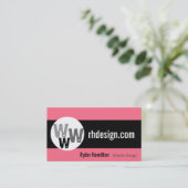 Webdesign-Visitenkarten Visitenkarte (Stehend Vorderseite)