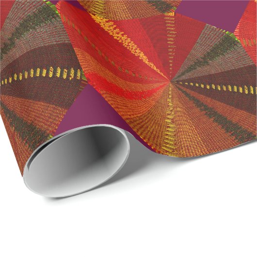 Webenkreis Geschenkpapier (Rolleneckpunkt)