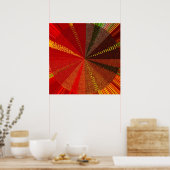 Webenkreis Poster (Küche)