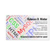 Webentwickler Berufliche Word Art