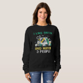 Webentwickler Coder Programmierung Ich mag Daten U Sweatshirt (Vorne ganz)