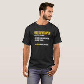 Webentwickler-Coder-Website-Programmierer T-Shirt (Vorne ganz)