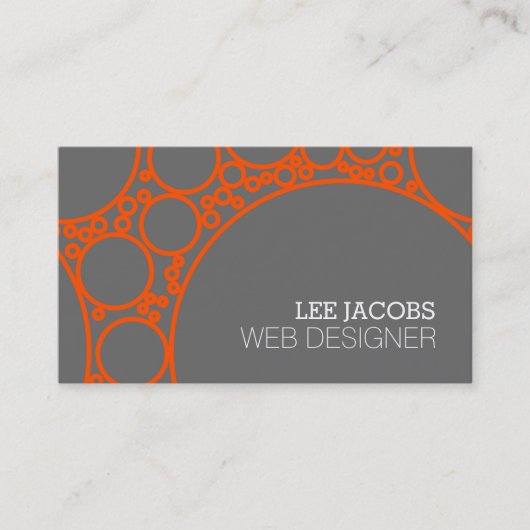 Webentwickler Designer Computer Tech Programmierer Visitenkarte (Vorderseite)