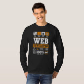 Webentwickler IT-Mann Computer-Webseiten-Entwicklu T-Shirt (Vorne ganz)