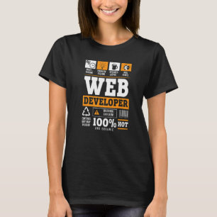Webentwickler IT-Mann Computer-Webseiten-Entwicklu T-Shirt