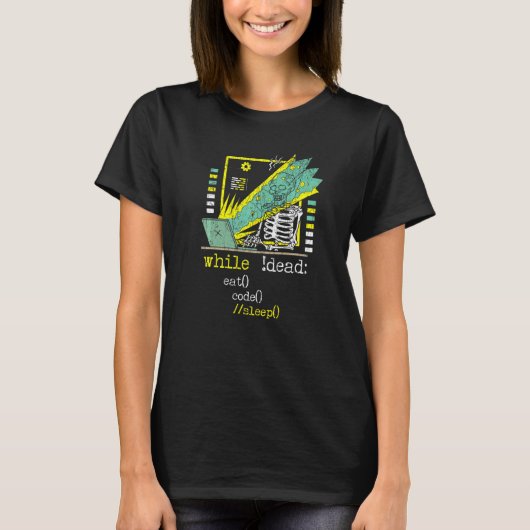 Webentwickler IT-Typ Computer-Webseiten-Entwicklun T-Shirt (Vorderseite)