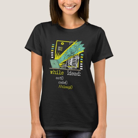 Webentwickler IT-Typ Computer Website-Entwicklung T-Shirt (Vorderseite)