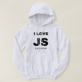 Webentwickler JavaScript-lustige Programmierung Hoodie (Design vorne)
