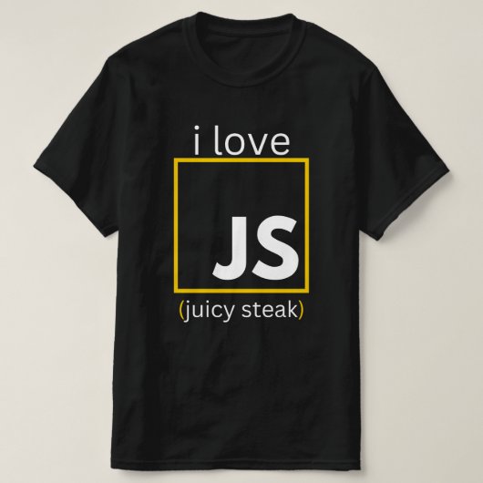 Webentwickler JavaScript-lustige Programmierung T-Shirt (Design vorne)