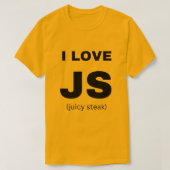 Webentwickler JavaScript-lustige Programmierung T-Shirt (Design vorne)