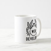 Webentwickler Kaffeetasse (VorderseiteRechts)
