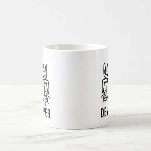 Webentwickler Kaffeetasse (Mittel)