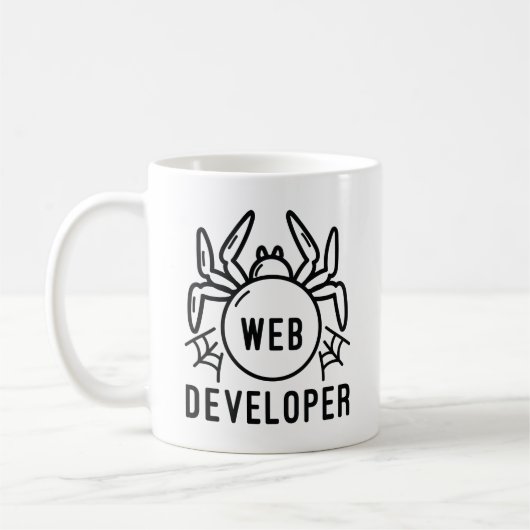 Webentwickler Kaffeetasse (Links)