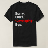 Webentwickler-Website-Programmierer Computer-De T-Shirt (Design vorne)