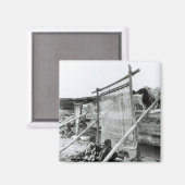 Weber aus Navajo, c.1914 Magnet (Vorderseite/Rückseite)