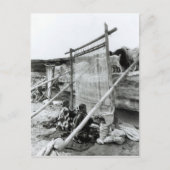 Weber aus Navajo, c.1914 Postkarte (Vorderseite)