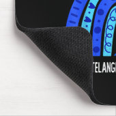 Weber Blue for Ataxia Telangiectasia Bewusstsein 2 Mousepad (Ecke)