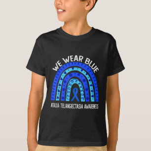 Weber Blue for Ataxia Telangiectasia Bewusstsein 2 T-Shirt
