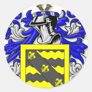 Weber Coat of Arms Runder Aufkleber