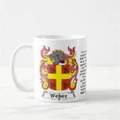 Weber Familien-Wappen Tasse (Links)