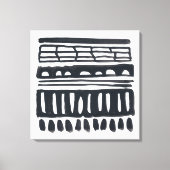 Weber I | Moderne schwarze Farbe Leinwanddruck (Vorderseite)