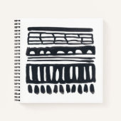 Weber I | Moderne schwarze Farbe Notizblock (Vorderseite)